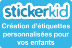 Stickerkid: des étiquettes personnalisées pour vos enfants