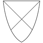 blason ecartele sautoir