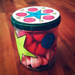 pot de confiture decore