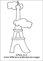 tour eiffel nuage