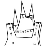 Coloriage châteaux