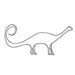 coloriage diplodocus