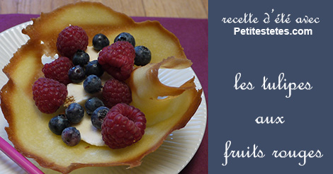 Tulipe de fruits frais et sorbets - Fiche recette avec photos - Meilleur du  Chef